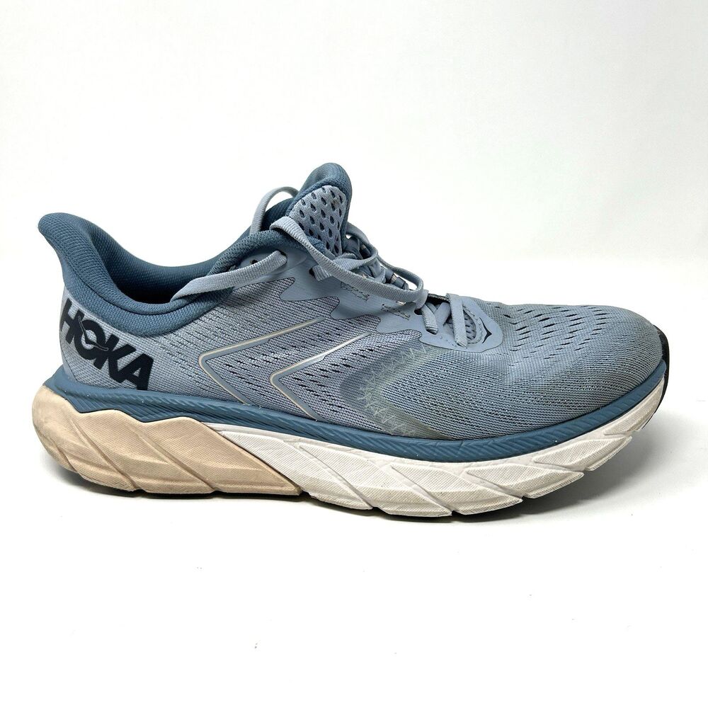 Hoka One One Arahi 5 Women Blue Athletic Running Sneakers Shoes Size 9 B